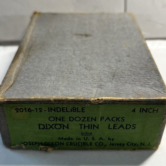 12 NOS Huge Vintage Mechanical Pencil Lead Boxes Lot Unopened Rare Dixon Boxes! - Picture 3 of 3